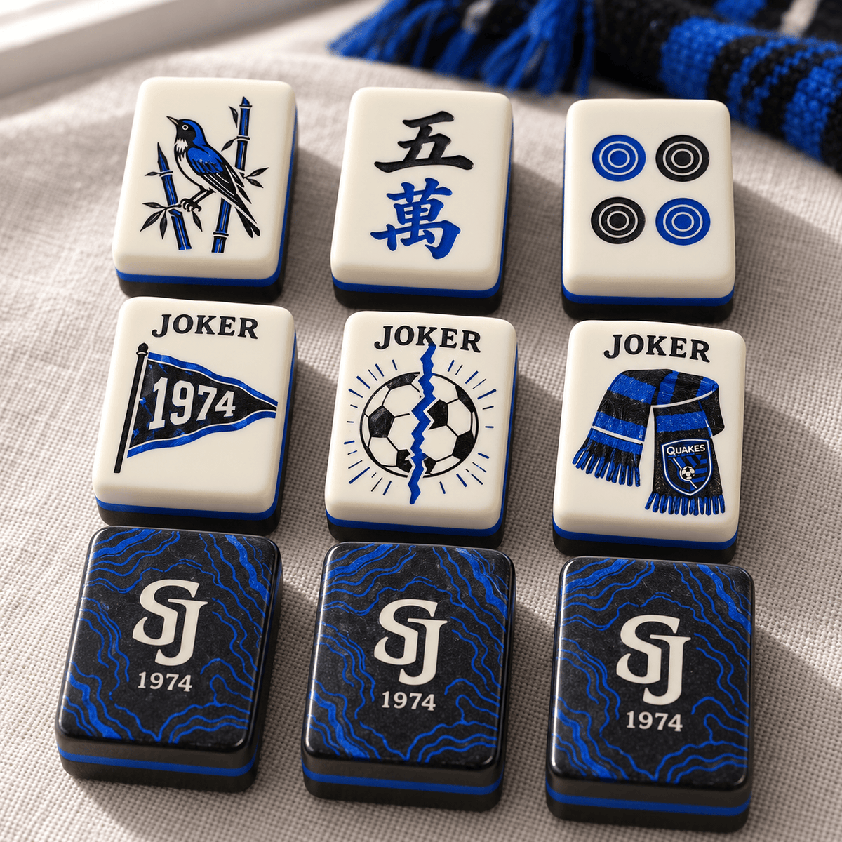 Premium SJ Mahjong Tiles Set TNSM