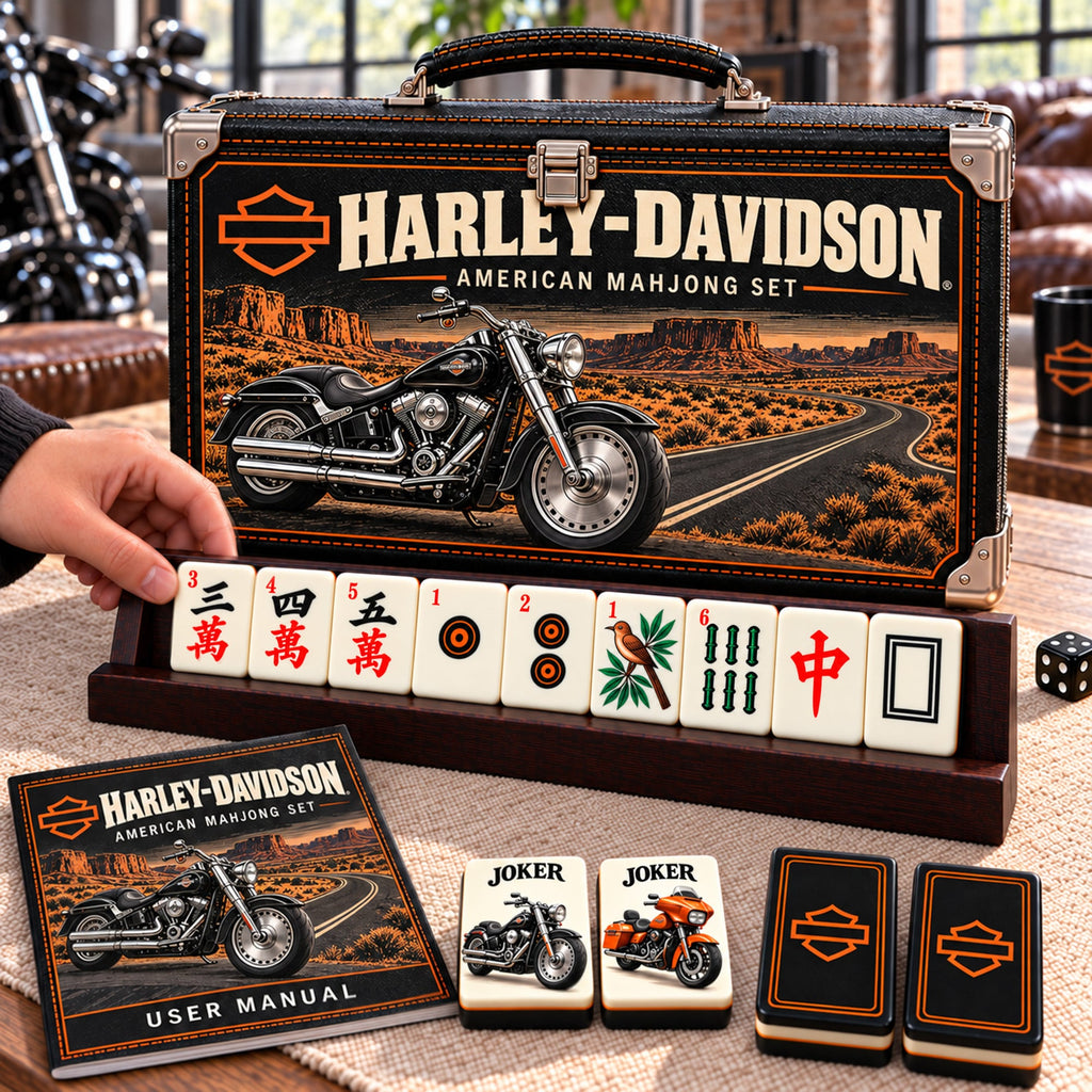 Premium HLDV Mahjong Tiles Set PVNA