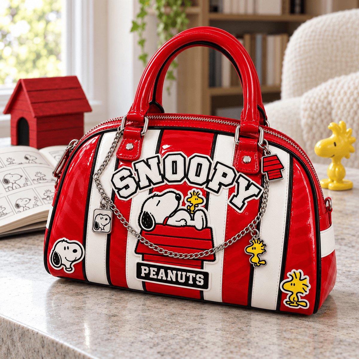SNPY Patent Leather Handbag NTKO