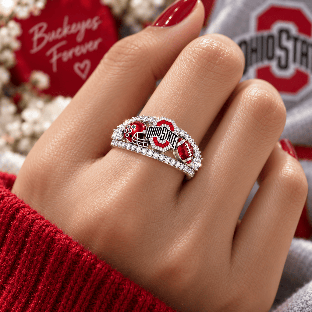 OSB Premium Charm Pavé Statement Ring NTNA