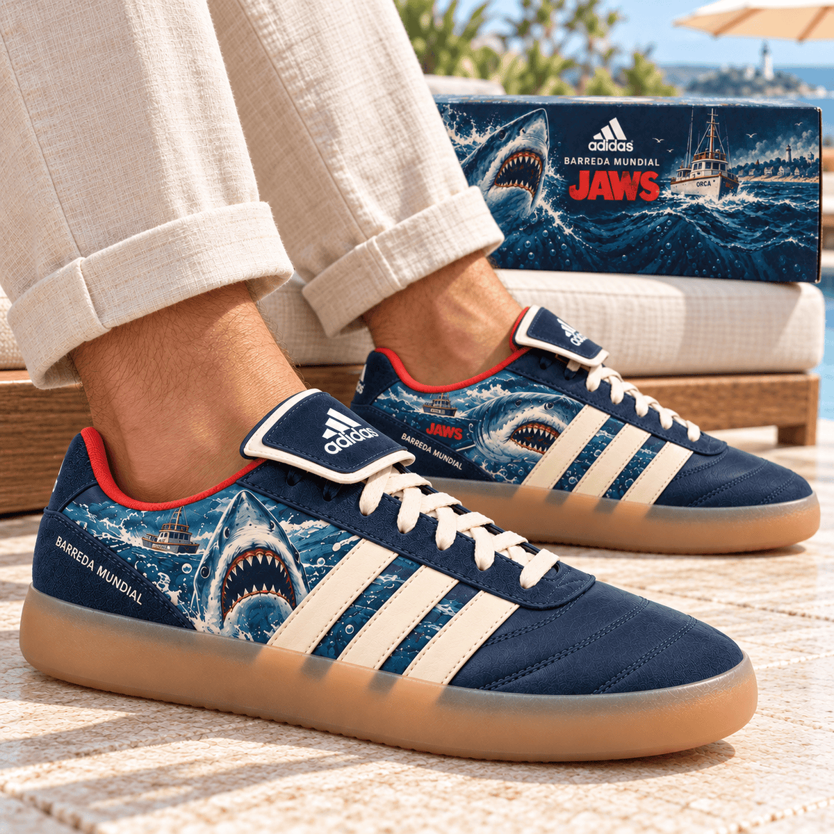 PREMIUM JAWS HERITAGE ART SNEAKERS HQH