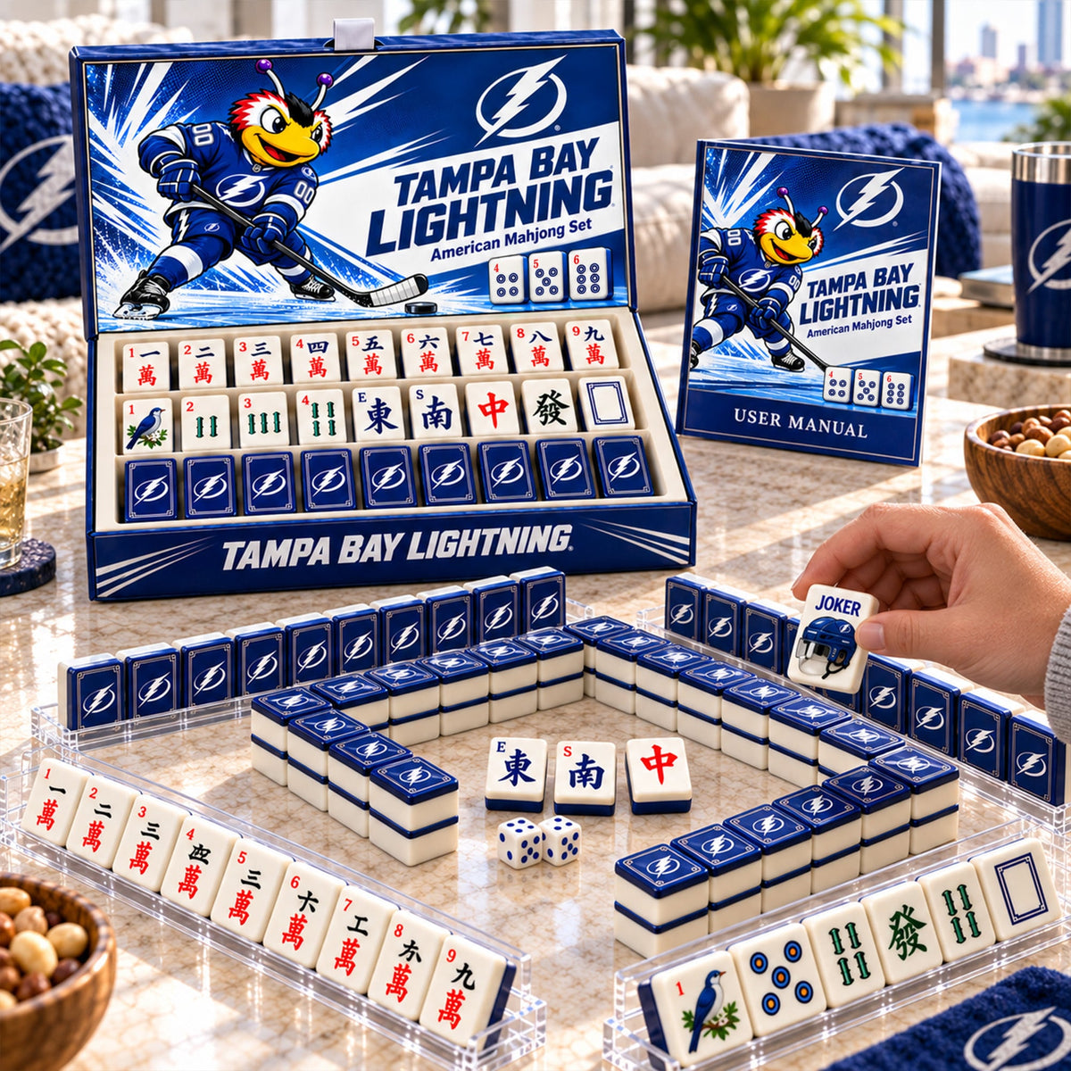 Premium TPBR Mahjong Tiles Set TTMH