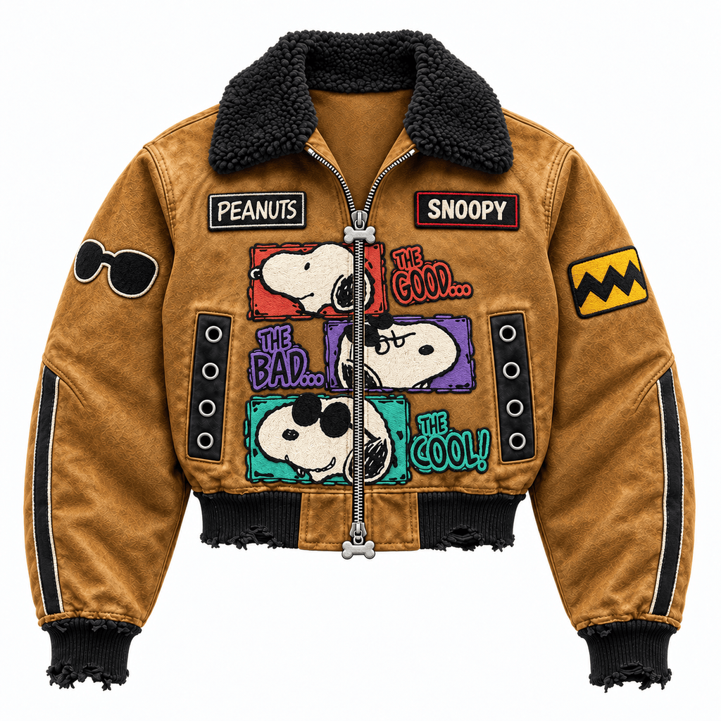SNPY Cropped Bomber Jacket NTKO