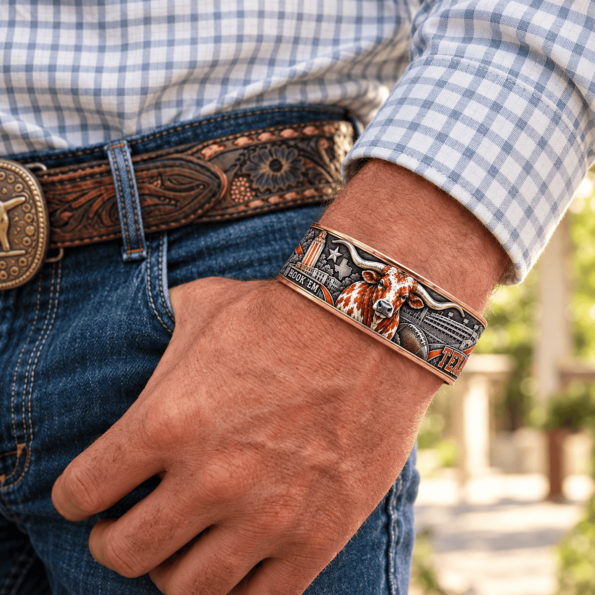 TLS SCULPTED COLLECTOR CUFF BRACELET HQH