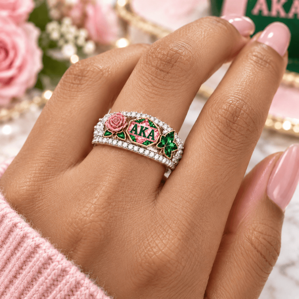 AKA Premium Charm Pavé Statement Ring NTNA