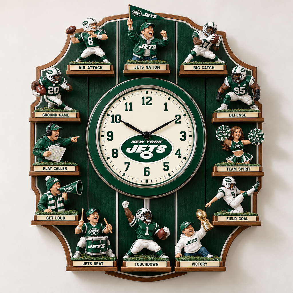NYJ Premium Mascot Sculpture Clock Collection PTKL