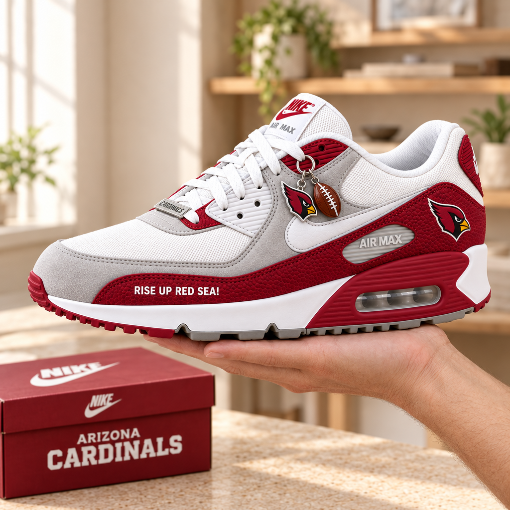 Arizona Cardinals Premium Low-Top Sneakers
