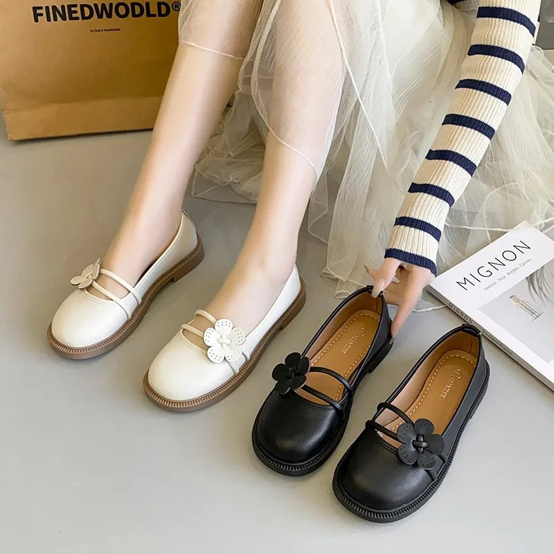New Women Heels Mary Janes Platform Lolita Shoes Vintage Low-heel Pumps Women's Japanese Style High Heel Shoes for Women