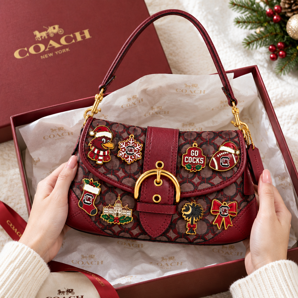 South Carolina Gamecocks Soho Bag With Charm