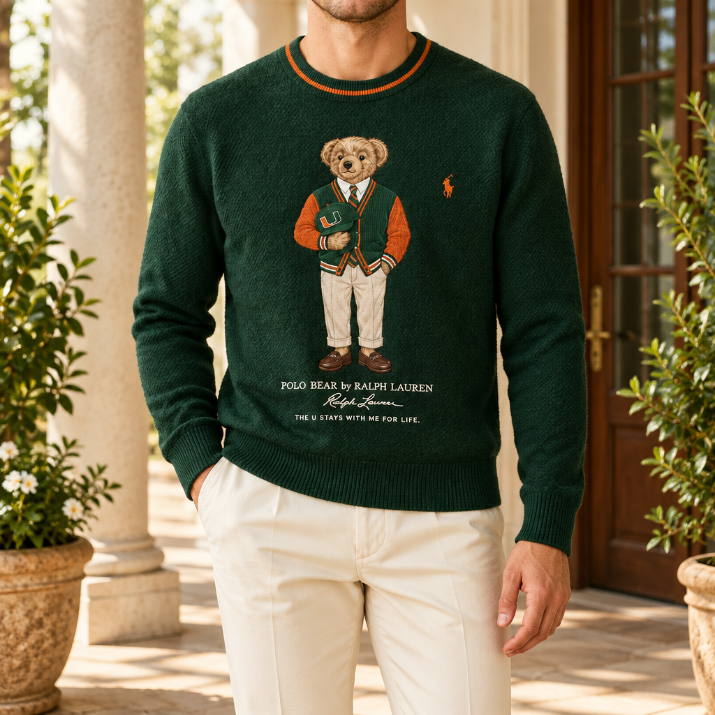Miami Hurricanes Premium Crewneck Sweater