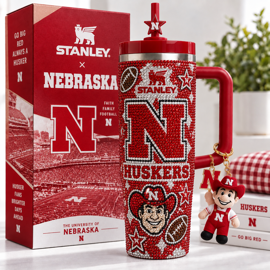 Nebraska Cornhuskers 40oz Tumbler With Handle TTNL