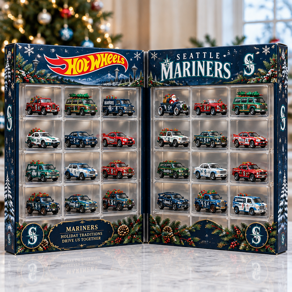 Seattle Mariners Premium Mini Car Advent Calendar