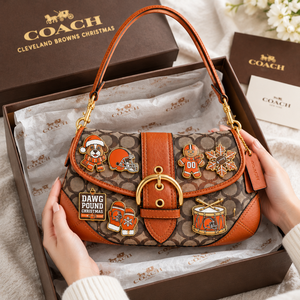 Cleveland Browns Soho Bag With Charm