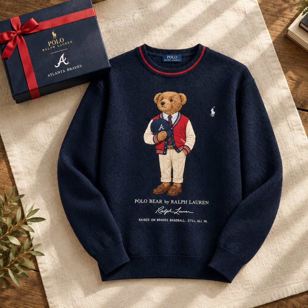 Atlanta Braves Premium Crewneck Sweater