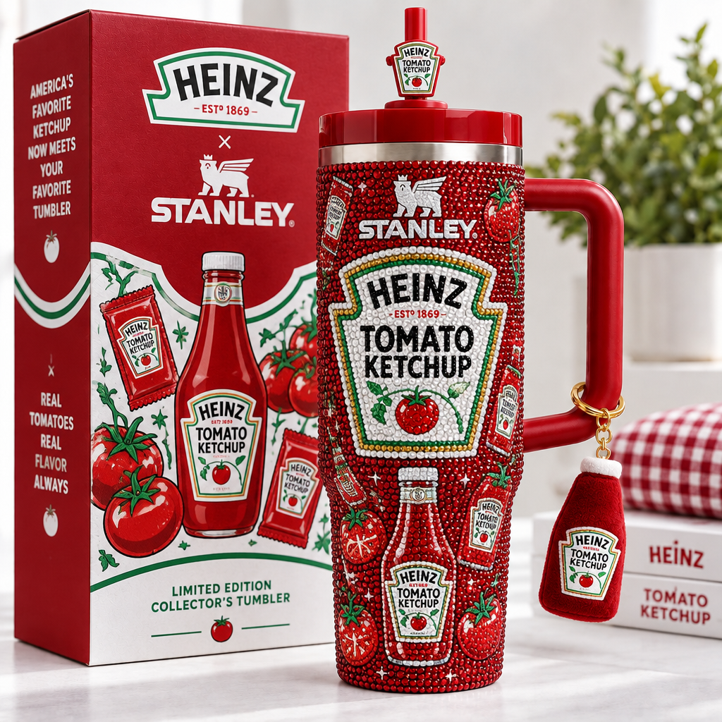 Heinz Ketchup 40oz Tumbler With Handle TTNL