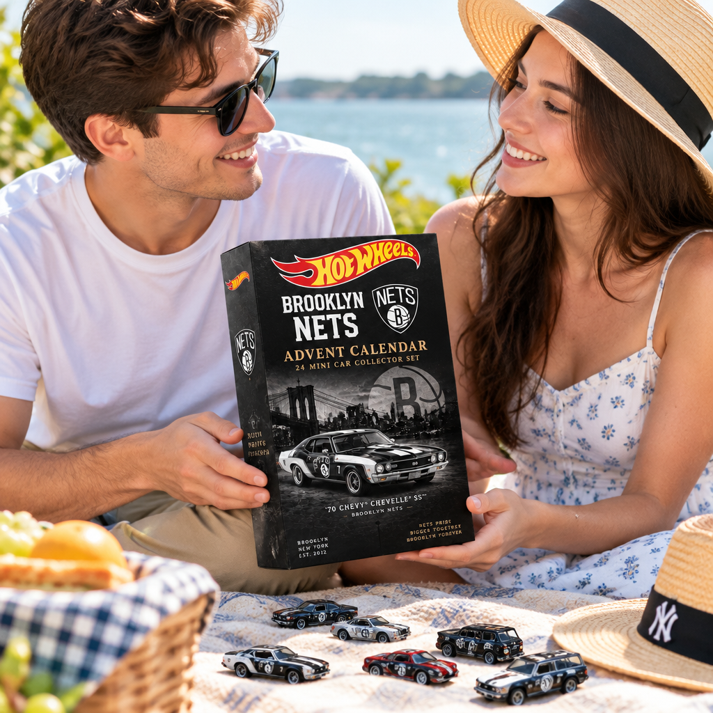 Brooklyn Nets Premium Mini Car Advent Calendar
